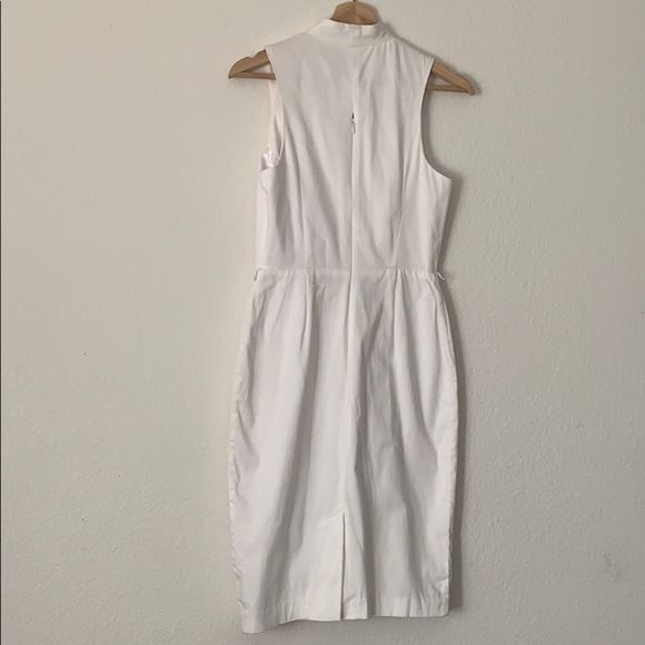 Ava&Aiden white sleeveless career business dress-2 - Picture 3 of 6